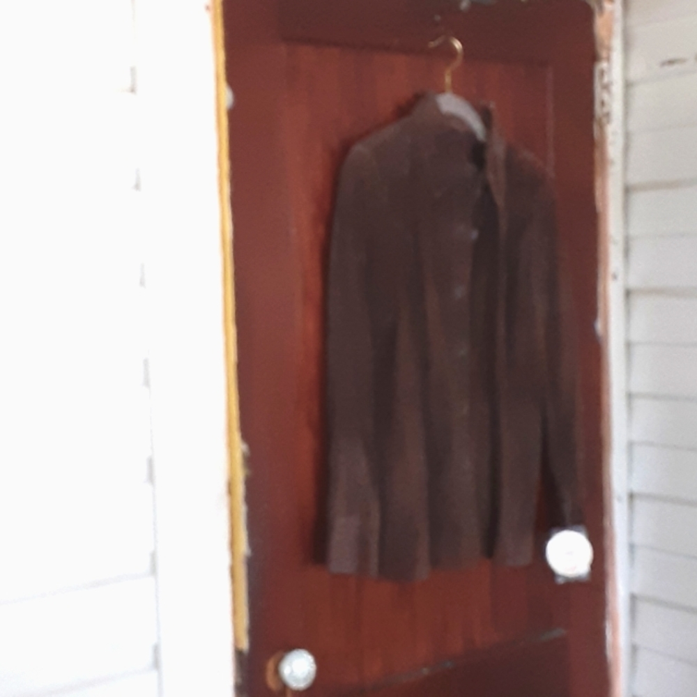 Brown Soft Suede Leather Shirt